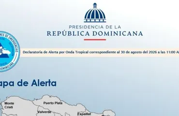 El COE pone en alerta verde a siete provincias por onda tropical que dejará lluvias