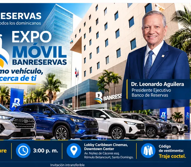 Banreservas inaugurará Expo Móvil 2026 este miércoles 28 de octubre