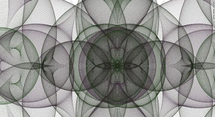 ¿El próximo da Vinci? Un genio de las matemáticas usa fórmulas para crear arte