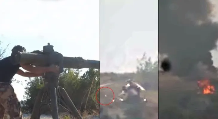 Los rebeldes destruyen un helicóptero ruso en Siria con armas de EE.UU. (VIDEO)