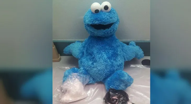 Monstruo Comecocaína: detienen a hombre que llevaba cocaína dentro de un muñeco