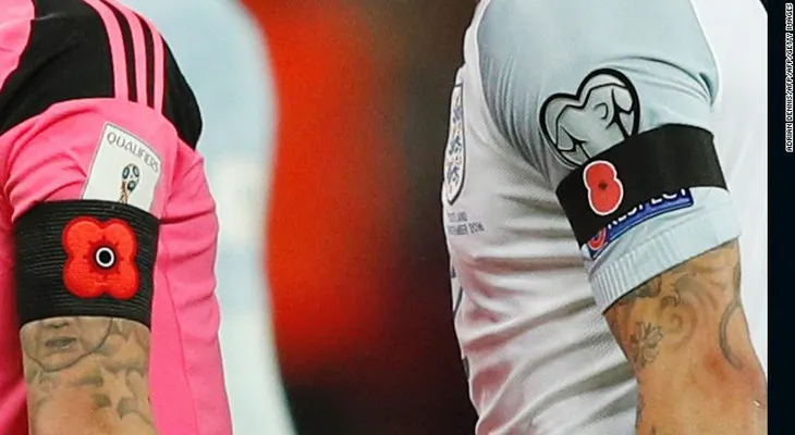 La FIFA multa a selecciones británicas por lucir amapolas en sus uniformes