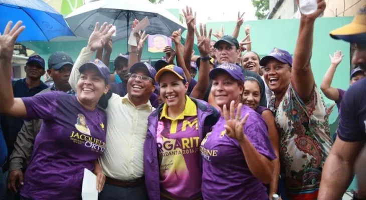 Margarita recibe apoyo sectores zona sur D.N