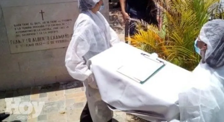 Regresarán hoy restos de Caamaño al cementerio de la Máximo Gómez