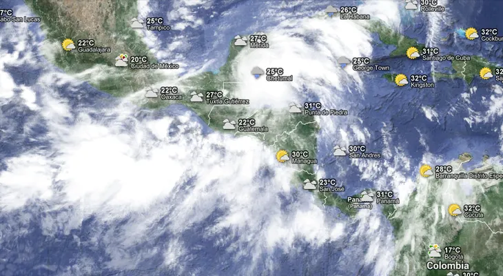 Un sistema de baja presión podría convertirse en huracán