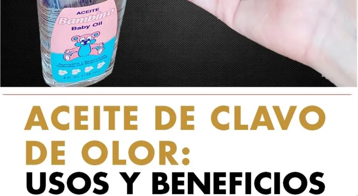Mezcla aceite para bebe y clavos de olor, y luego de 10 segundos no usaras nada más en tu vida