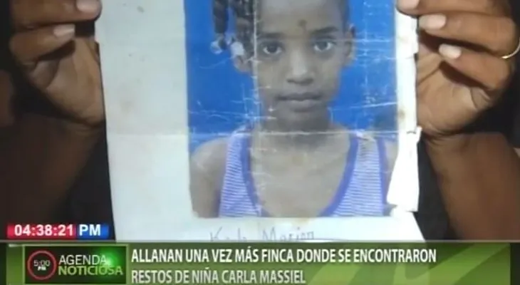 Vuelven allanar la finca donde se encontraron restos de niña Carla Massiel