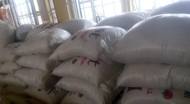 Incautan 2,5 toneladas de arroz "plástico" en Nigeria