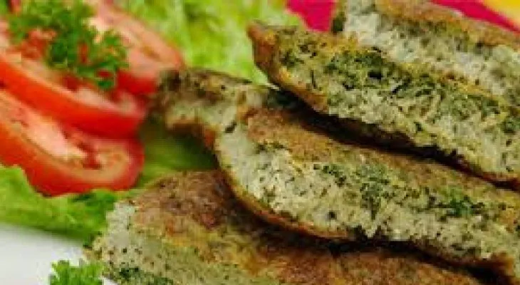 Tortilla verde de espinacas