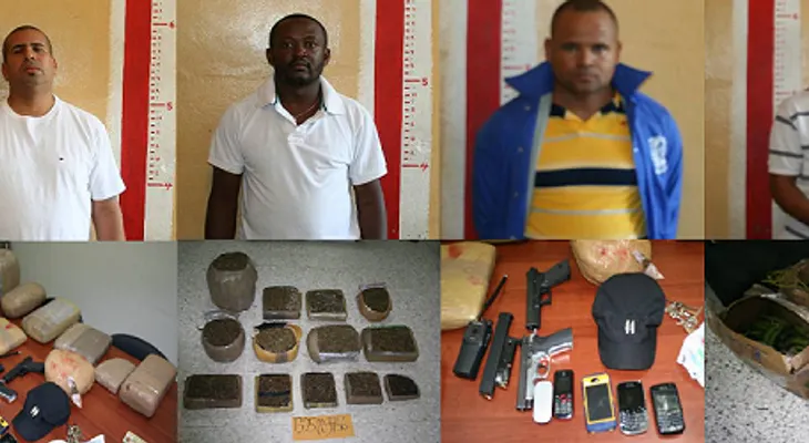 DNCD arresta cuatro hombres, incluidos un boricua y un ex sargento PN
