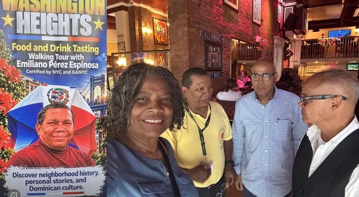 PLD realiza caminata cultural y de orientación en Alto Manhattan