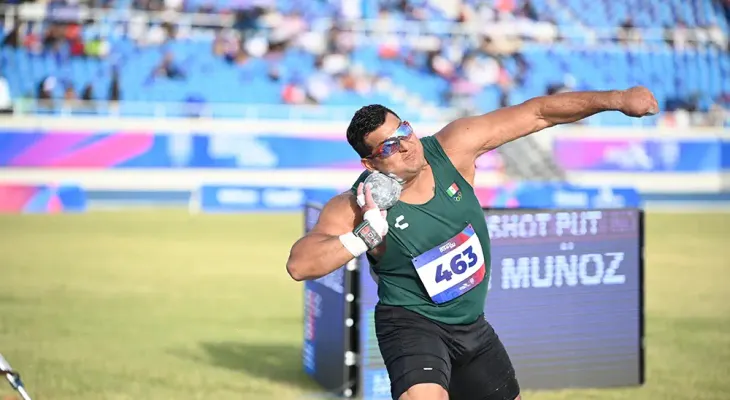 Uziel Muñoz da a México el oro en impulso de bala de los Juegos Centroamericanos