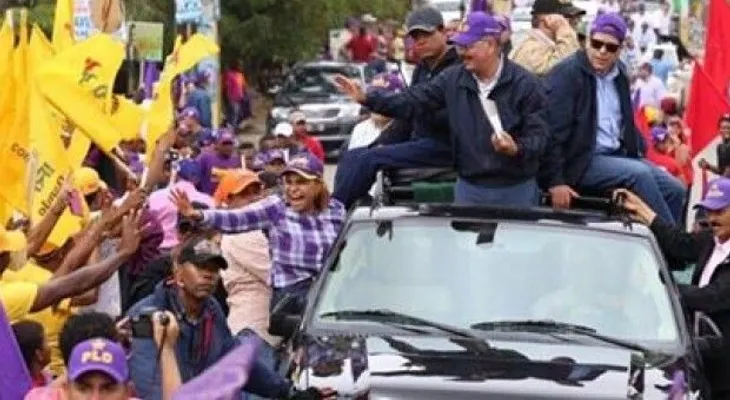 Sonia Mateo acompaña a Danilo en Dajabón; había amenazado con no hacerlo