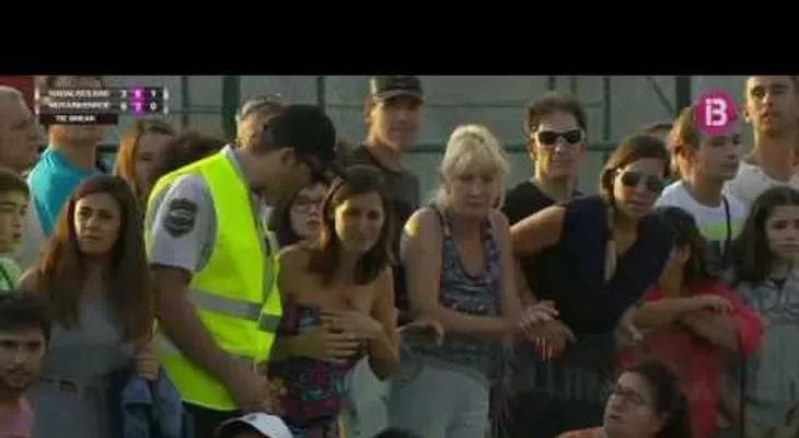 EMOTIVO VIDEO: Rafa Nadal suspende partido para ayudar a encontrar niña perdida