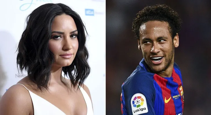 El gesto de Neymar a Demi Lovato tras romper con su novia