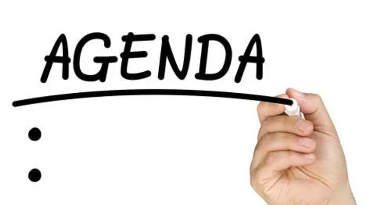 Agenda: Lunes 17 de agosto 2015