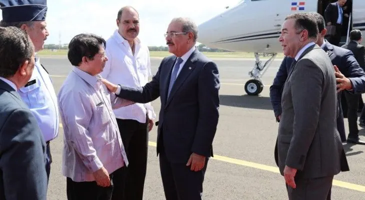Danilo Medina llega a Nicaragua para reunión del SICA; retornaría este mismo martes 