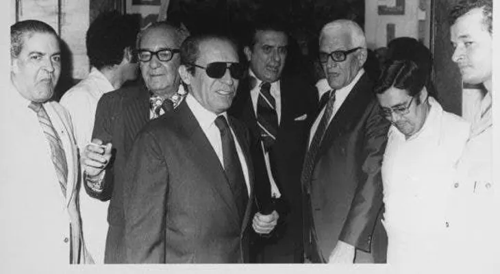 Bosch y el Padre Sicard en el Partido Blanco 