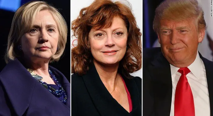 Susan Sarandon: Trump tiene mayor probabilidad de causar una 'revolución' que Clinton