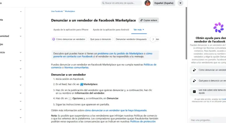 Cómo actuar si es estafado en Facebook Marketplace: pasos para reportar y reclamar