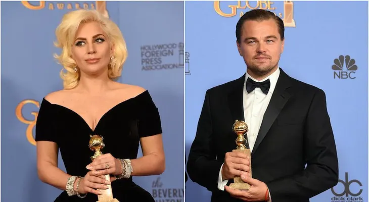 El curioso episodio entre Lady Gaga y Leonardo DiCaprio en los Globo de Oro, ¿qué pasó?