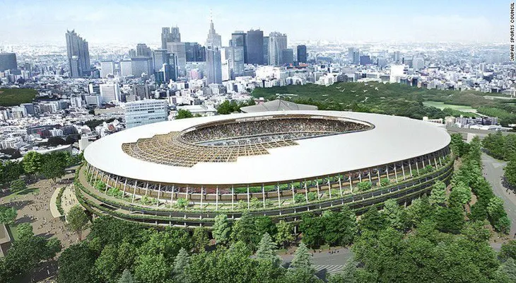 Revelan nuevos planos del estadio de los Juegos Olímpicos de Tokio 2020