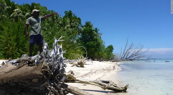 Cinco islas del Pacífico desaparecieron debido al aumento del nivel del mar