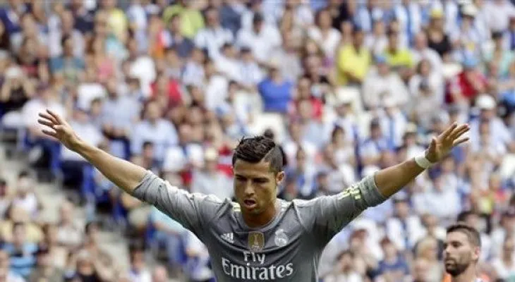 Cristiano anota cinco y el Madrid golea 6-0 al Espanyol
