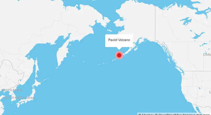 El volcán Pavlof entra en erupción en Alaska y provoca advertencias de vuelo