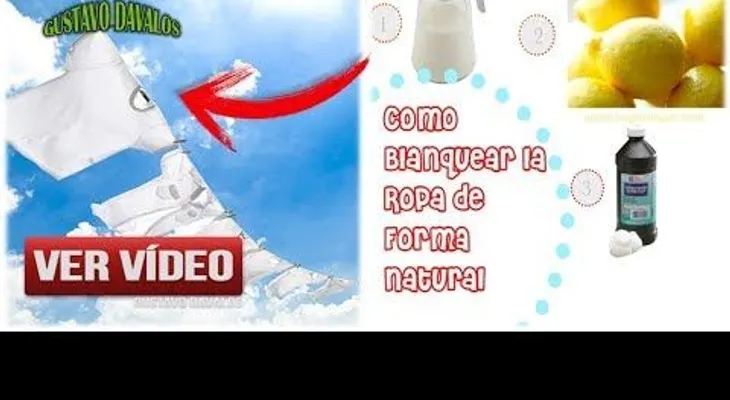 Cinco remedios caseros para blanquear la ropa