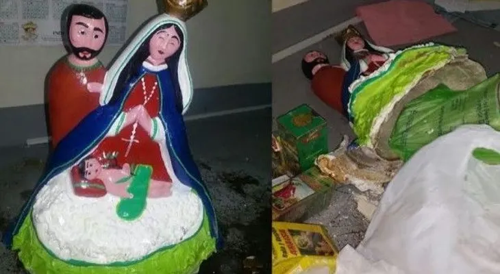 Ocupan estatuillas de virgen rellenas de droga en el Aila  