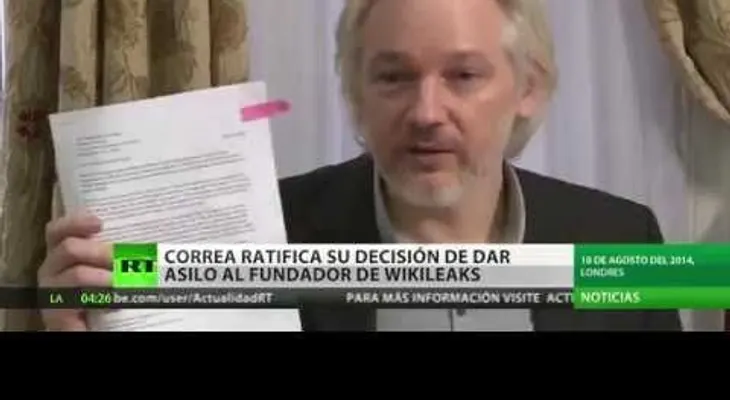 Video: Rafael Correa ratifica su decisión de dar asilo a Julian Assange