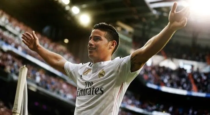 James Rodríguez endereza rumbo del Real Madrid