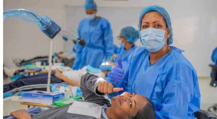 INABIE brinda jornada de salud a estudiantes en Monte Plata