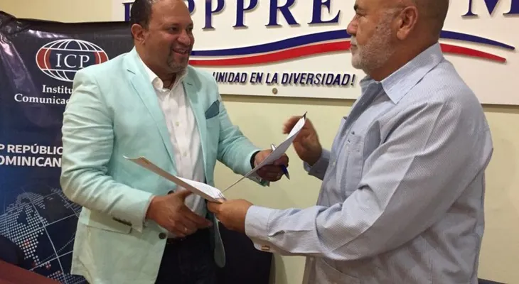 Fopppredom firma convenio el ICP para capacitar cuadros de 23 partidos