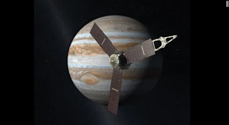 La sonda Juno llega este lunes a la órbita de Júpiter