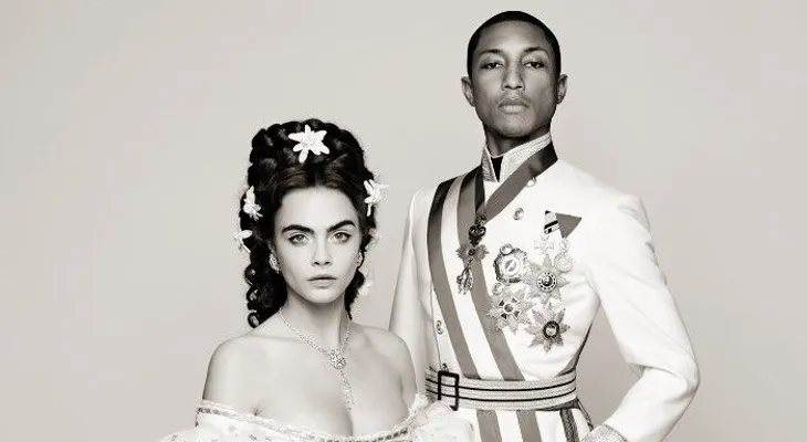 Cara Delevingne y Pharrell Williams juntos en la nueva campaña de Chanel