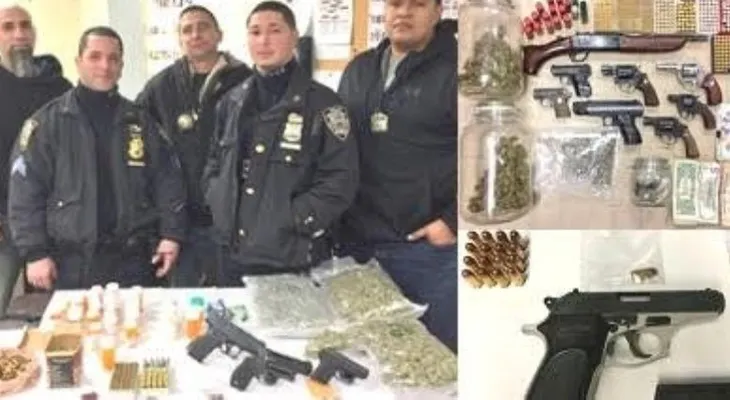 La Policía de Brooklyn apresa varias personas y decomisa armas de fuego