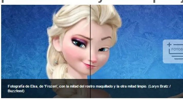 Una artista imagina a las princesas Disney sin maquillaje  