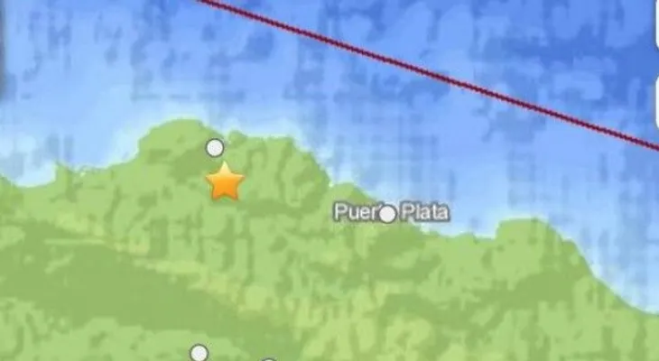 Temblor magnitud 4.7 sacude Puerto Plata