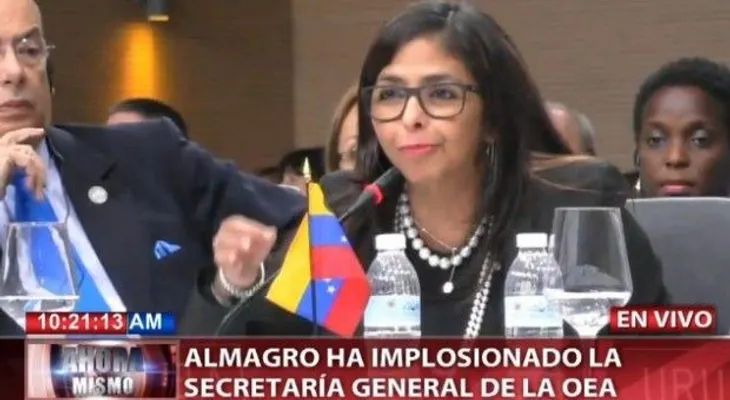 Canciller de Venezuela acusa a Almagro de cobrar en EEUU