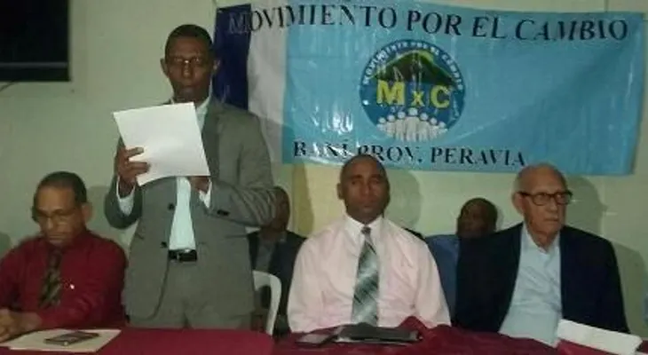 Movimiento por el Cambio  se une al PRM; Coordinador Eladio Díaz critica corrupción e impunidad del Gobierno