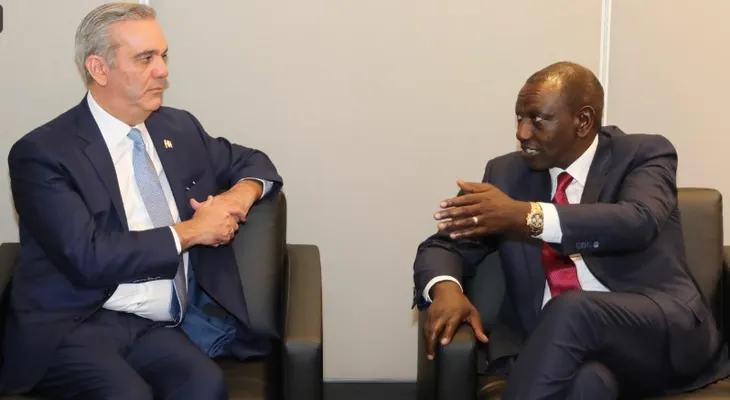 Presidentes de Kenia y RD intercambian informaciones sobre la seguridad en Haití