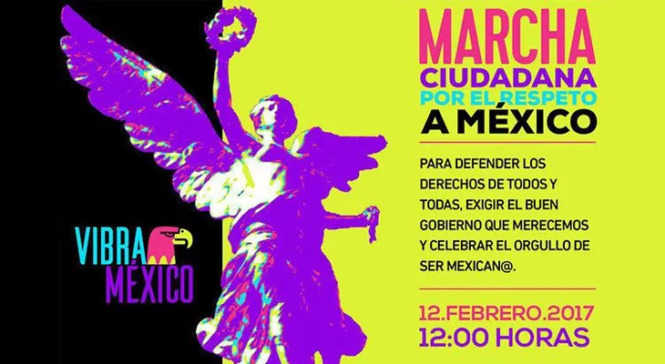 La gran marcha que iba a unir a los mexicanos contra Trump, dividida ahora por Peña Nieto