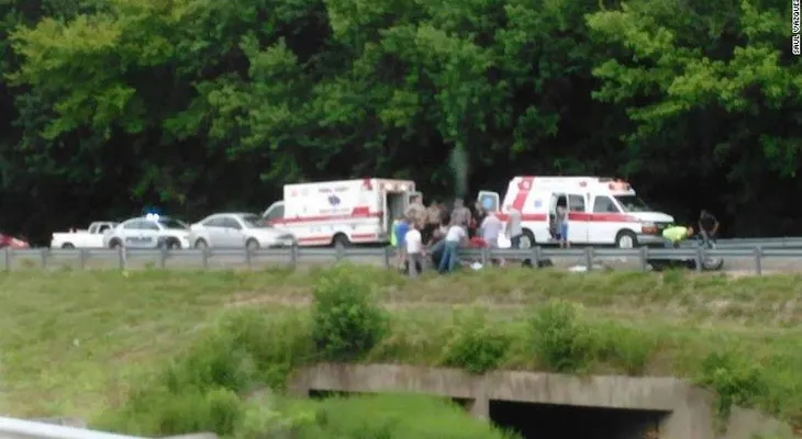 ¿Ves un fantasma en la imagen de este accidente mortal?