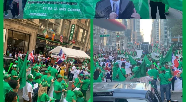 Circunscripción No 1 de la FP hacen su debut en la parada dominicana de New York