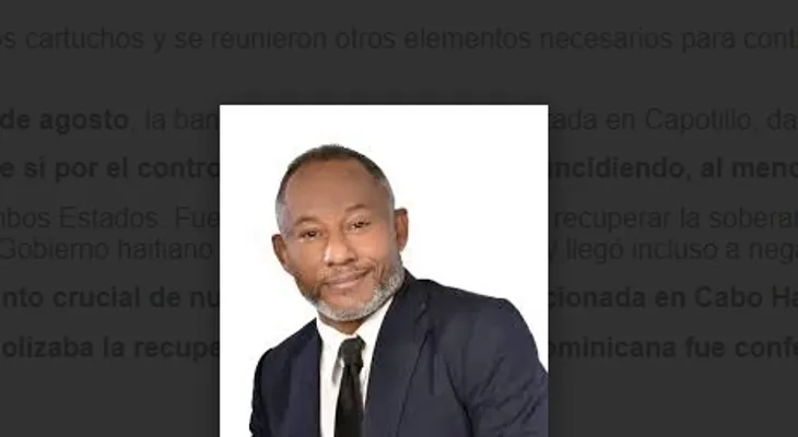 La bandera de la Restauración fue confeccionada en Haití