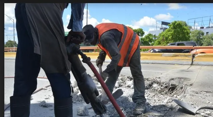Obras Públicas informa corrección de grietas en puente Juan Bosch, V Centenario y otras vías