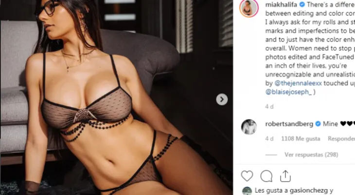 Mia Khalifa: Miras como quedaron sus senos con una cirugía correctiva