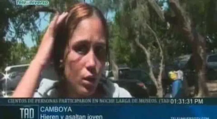 Aparece otra atracadora en Santiago (VIDEO)